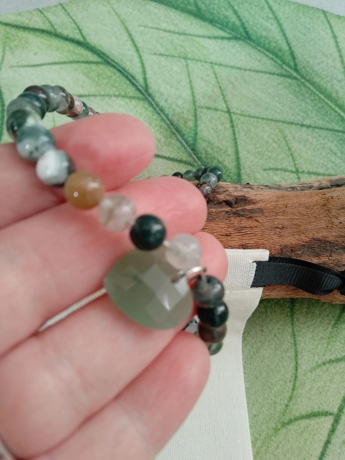 Collier bohème pierres naturelles – photo 3